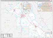 Warner Robins Metro Area Digital Map Premium Style